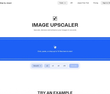 ClipDrop Image Upscaler