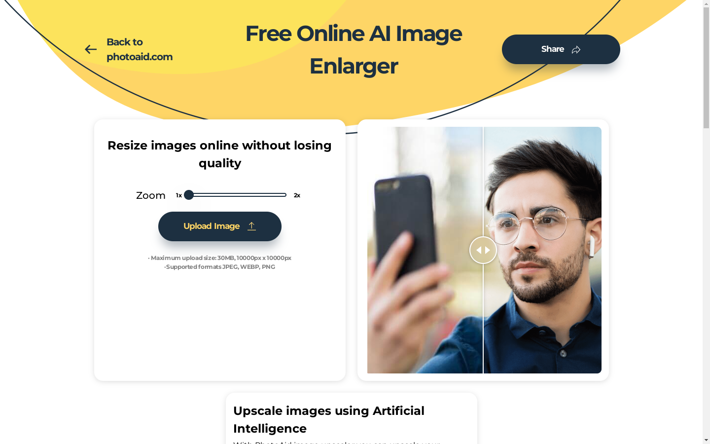 PhotoAid Image Upscaler