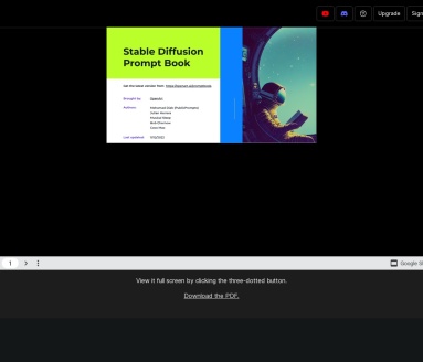 Stable Diffusion Prompt Book